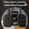 Ab Roller with Automatic Rebound  4-Wheel Core Trainer Black