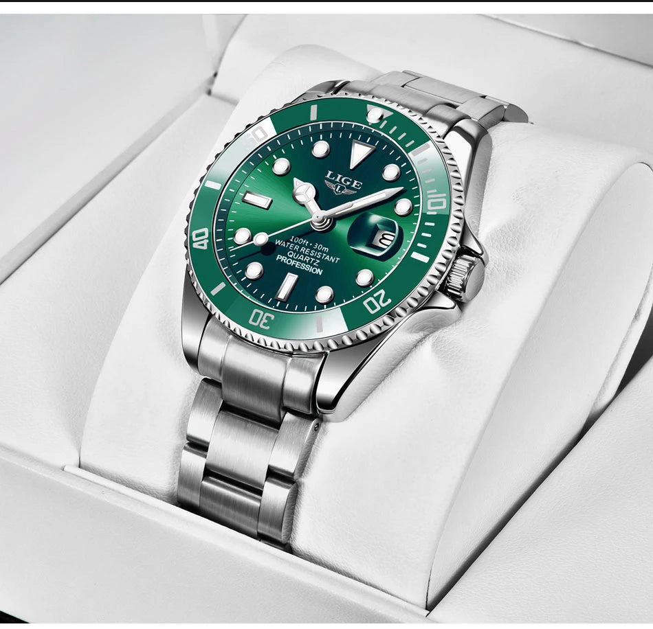 Diver Watch 30ATM Waterproof  Sport Wristwatch