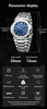 Stainless Steel Chronograph Sport Watch with Date