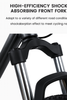26 X Large Fat Tyre Bicyle mountain bike Full Suspension 21 speed Black