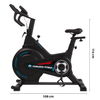 Kangaroo Fitness Magnetic Friction Spin Bike – Black Green | 150kg Weight Capacity, Indoor Exercise Bike for Home Gym