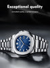 Stainless Steel Chronograph Sport Watch with Date