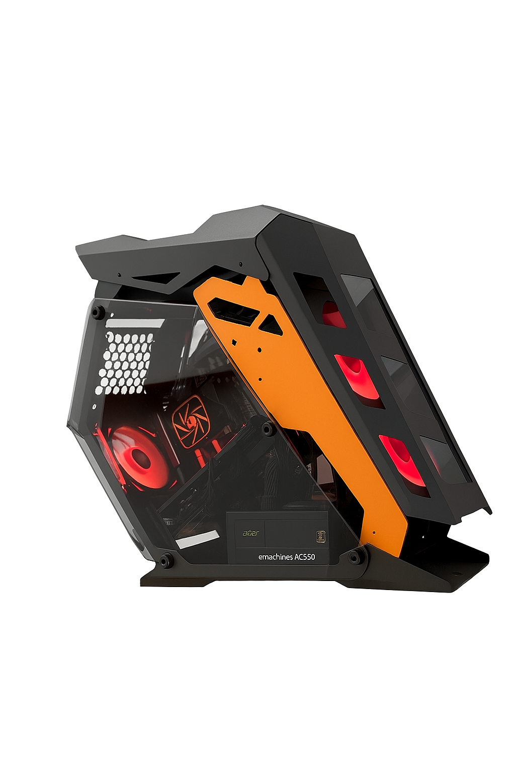 Gaming Computer Special Edition Iron Case with Intel Core i9-11900F, 16GB RAM, Tempered Glass Case, Liquid Cooling
