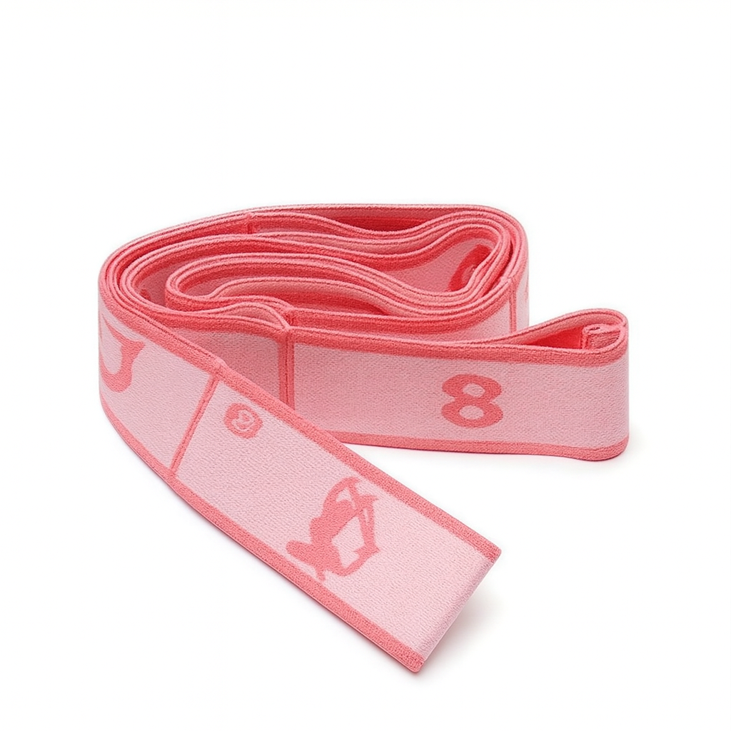 Multifunctional Resistance Band: Ideal for Yoga, Pilates, Dance, and More!-Pink