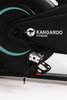 Kangaroo Fitness Magnetic Friction Spin Bike – Black Green | 150kg Weight Capacity, Indoor Exercise Bike for Home Gym
