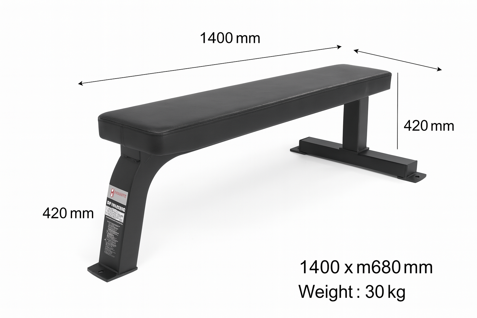 Kangaroo Fitness Commercial Heavy Duty Flat Bench