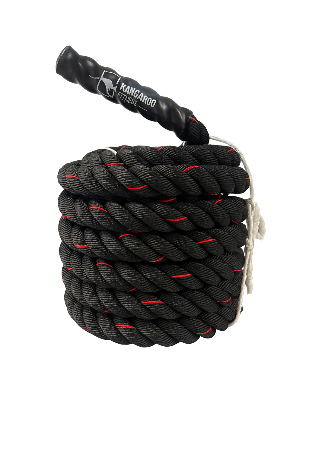 Kangaroo Fitness Battle Rope 12 Meters x 38mm black red