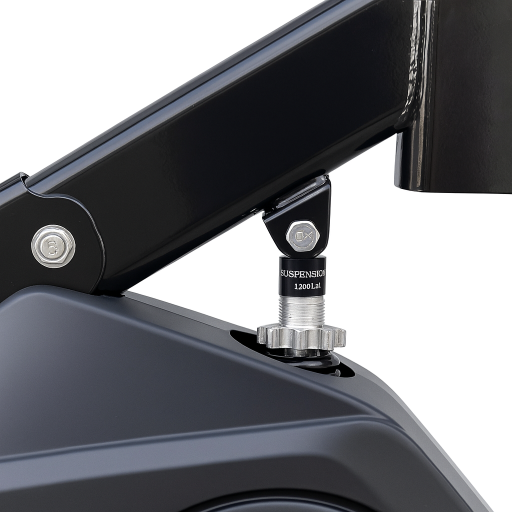 Kangaroo Fitness Black Spin Bike – 150kg Suspension Support