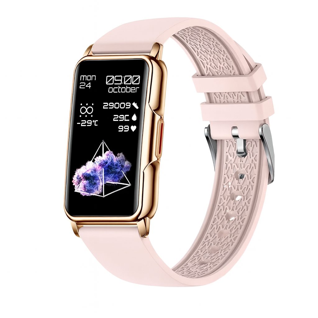 Smart Watch Full Touch Bluetooth Call IP67 Fitness Tracker Pink