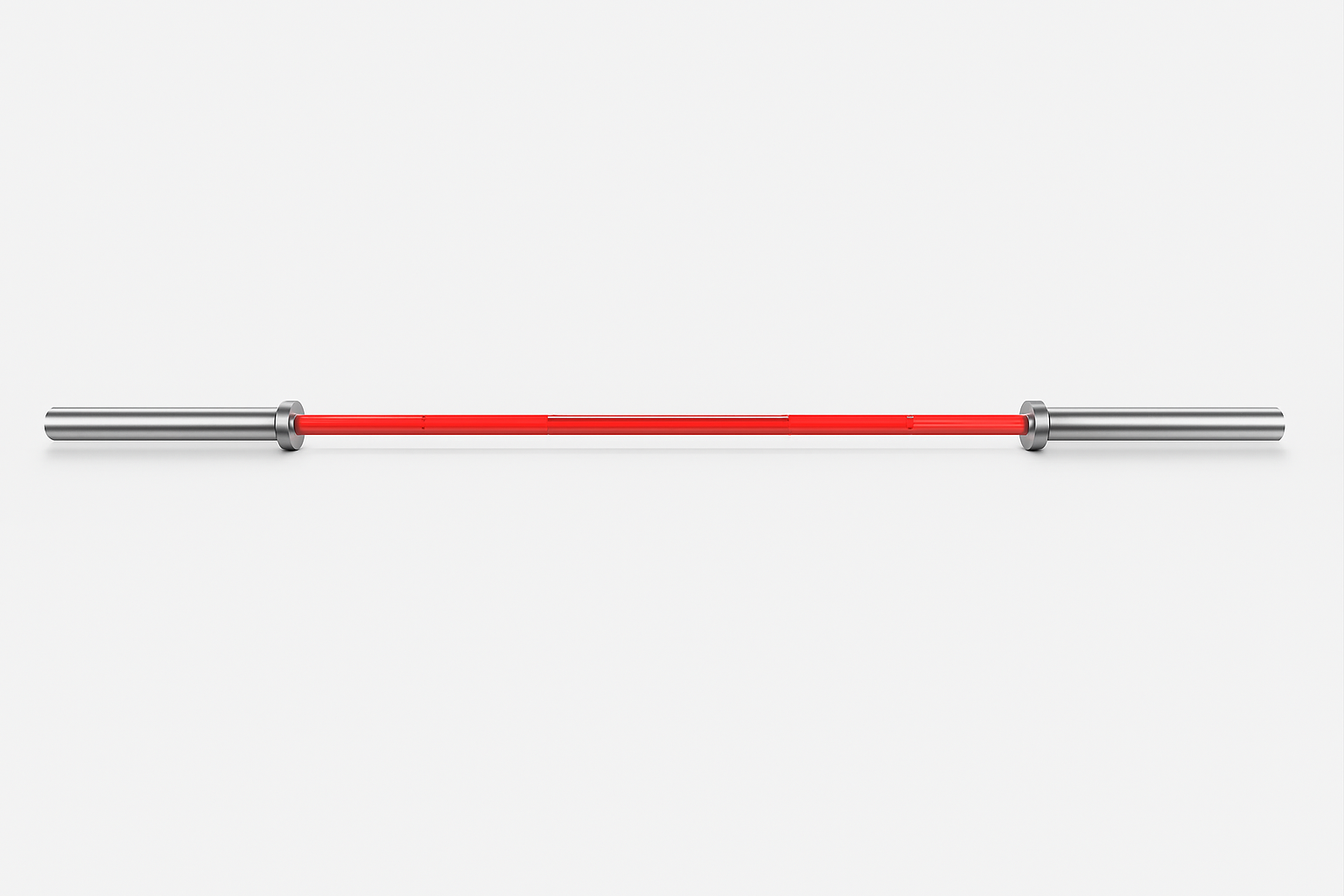 Kangaroo Fitness 2.2M Olympic Barbell, 20kg - Red Edition