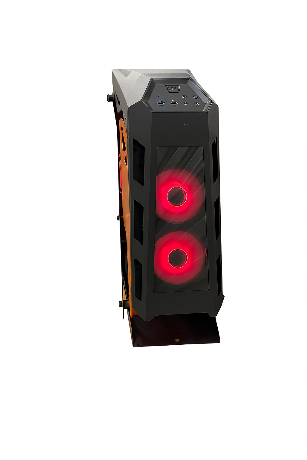 Gaming Computer Special Edition Iron Case with Intel Core i9-11900F, 16GB RAM, Tempered Glass Case, Liquid Cooling