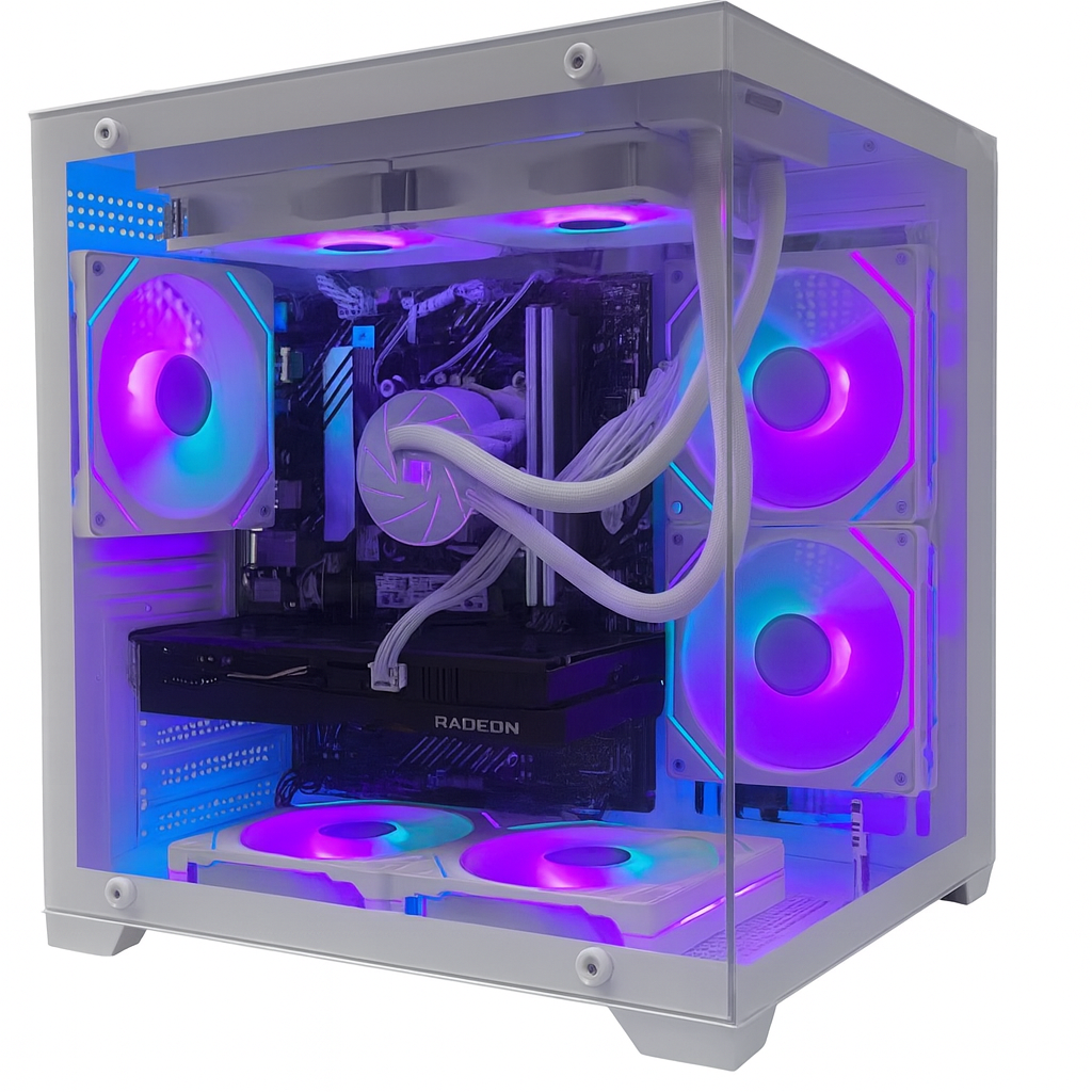 Gaming Computer Special Edition with Intel Core i9-11900F, 16GB RAM, Tempered Glass Case, Liquid Cooling, and 7 ARGB Fans