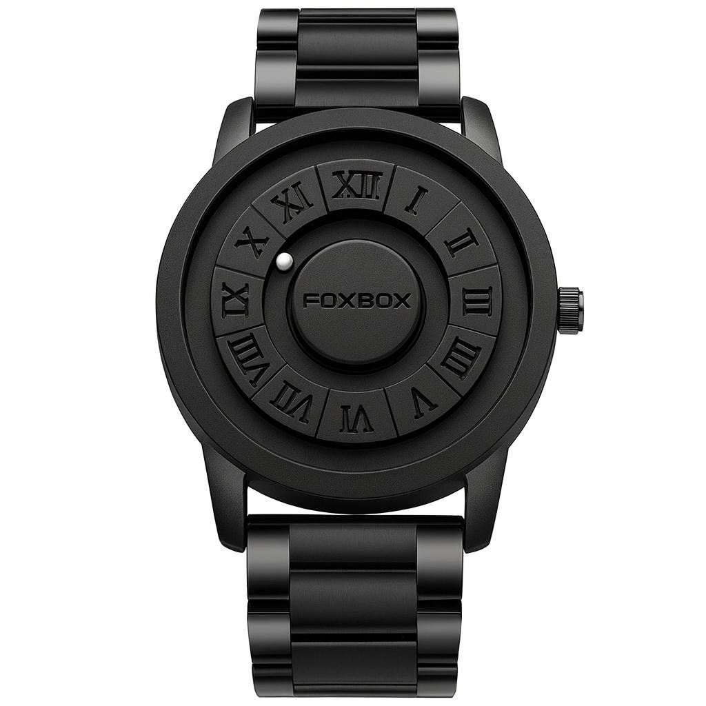 Stainless steel Watch – Magnetic Floating Ball Pointer, Waterproof, Personalized & Unique Design