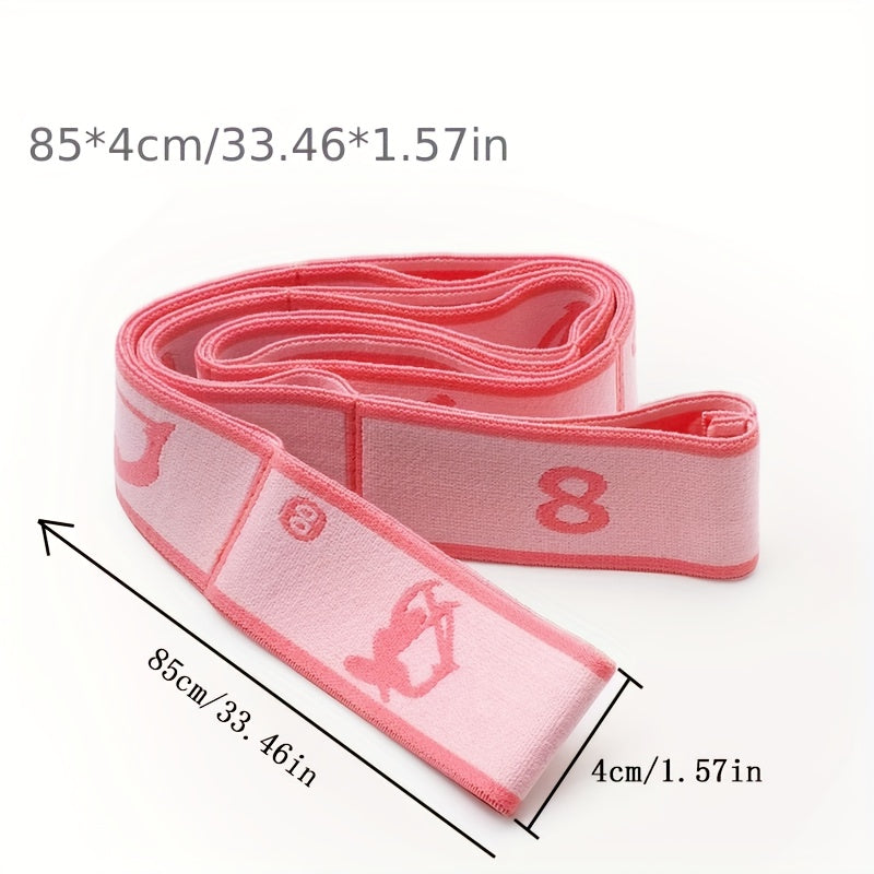 Multifunctional Resistance Band: Ideal for Yoga, Pilates, Dance, and More!-Pink