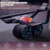 Abdominal Roller Wheel with Knee Mat – Automatic Rebound & Timer