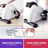 Mini Pedal Exerciser Under Desk Bike – Compact Cross Trainer White