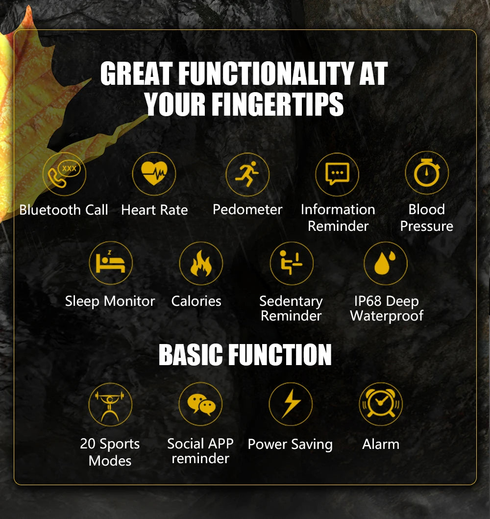 Sport Smartwatch Fitness Tracker