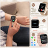 Smart watch: AMOLED Display, Bluetooth Calls, Fitness & Health Tracker-Black