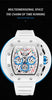 Luxury White Watch – Waterproof Multifunction Casual Wristwatch for Men & Women