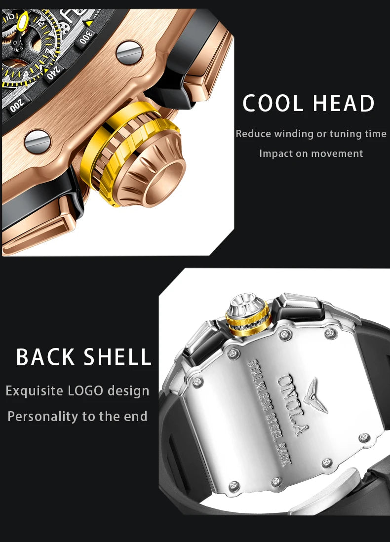 Luxury Multifunction Sports Watch – Waterproof Luminous  Wristwatch for Men
