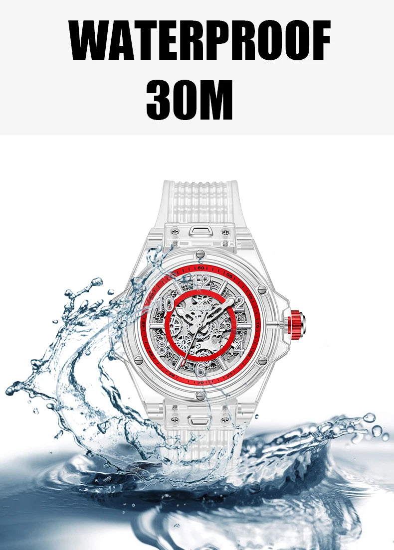 Mechanical Watch – Waterproof Fashion Timepiece for Men & Women