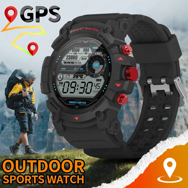 GPS Smartwatch – Heart Rate, Call Alerts, Fitness Tracking, Waterproof