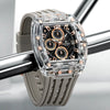 Chronograph Sports Watch – 5ATM Waterproof, Silicone Band, Multifunction Fashion Wristwatch