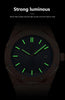 Luxury Men’s Square Quartz Watch – Waterproof Stainless Steel Wristwatch with Luminous Dial & Date Display