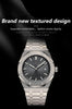 Luxury Men’s Square Quartz Watch – Waterproof Stainless Steel Wristwatch with Luminous Dial & Date Display