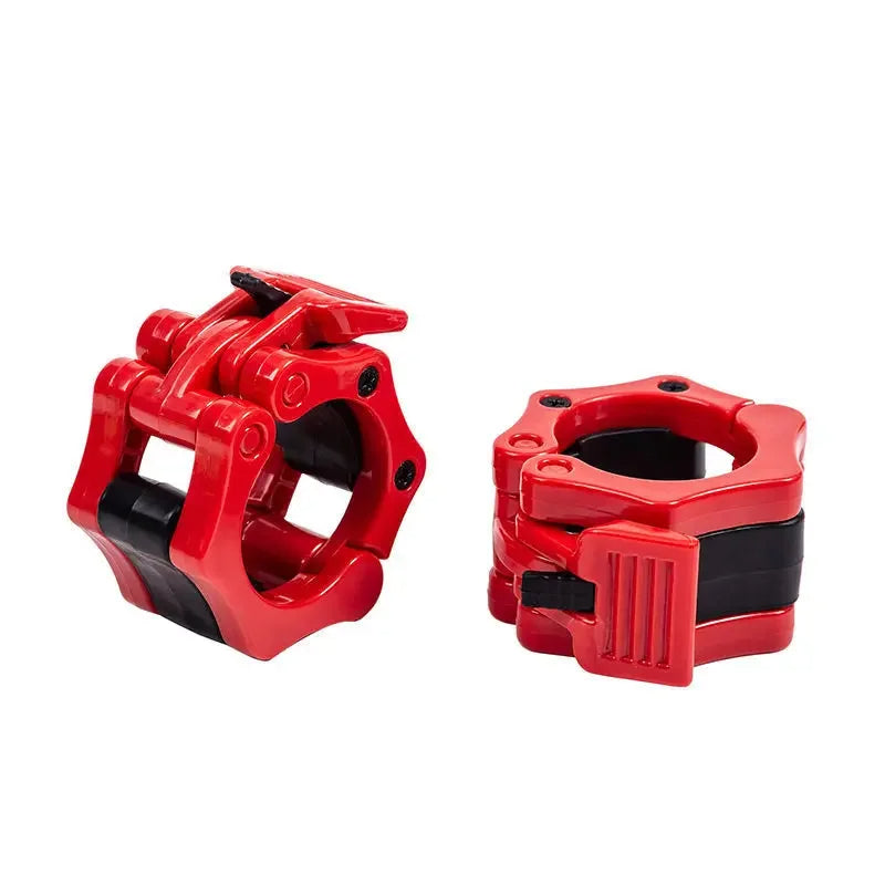 50mm Olympic Barbell Lock Collars - Red