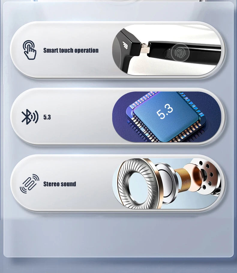 AI Smart Glasses – Bluetooth Calls, Music & Voice Assistant