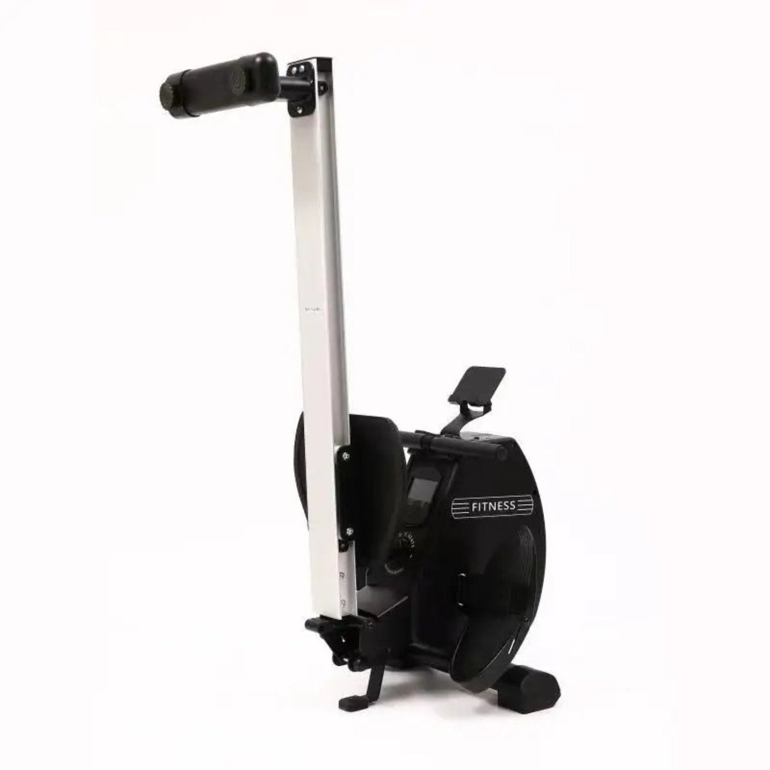 Magnetic Rowing Machine Foldable Training Rower Machine for Home Use Adjustable Resistance Rowing Machine with LCD Monitor, Sliding Wheels Type
