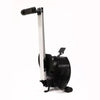 Magnetic Rowing Machine Foldable Training Rower Machine for Home Use Adjustable Resistance Rowing Machine with LCD Monitor, Sliding Wheels Type