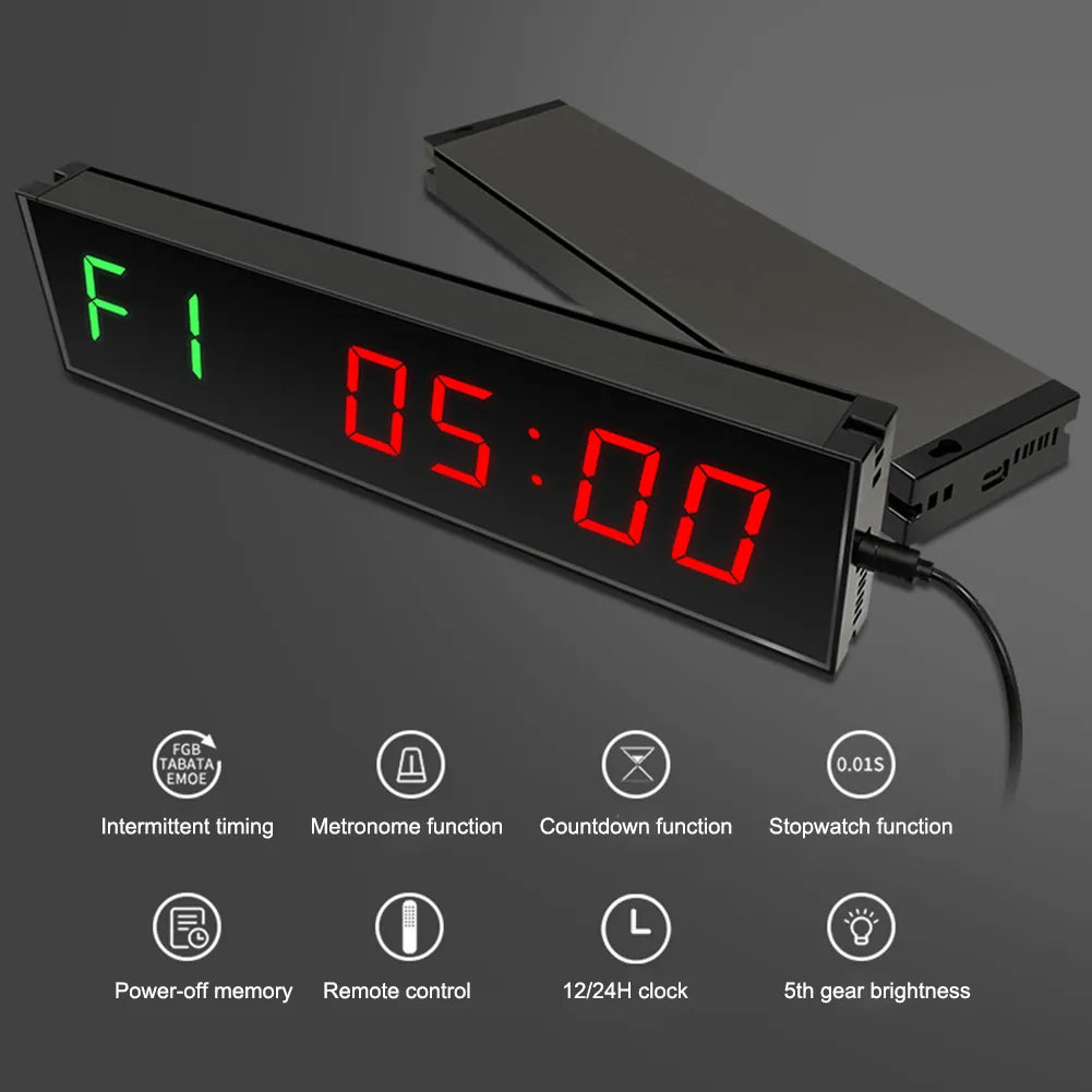 Wireless Remote Control LED Wall Mounted Digital Countdown Clock: Perf ...
