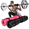 Thickened Non-slip Shoulder Pads for Weightlifting, Squats, and Dumbbell Workouts -Pink - KangarooFitness