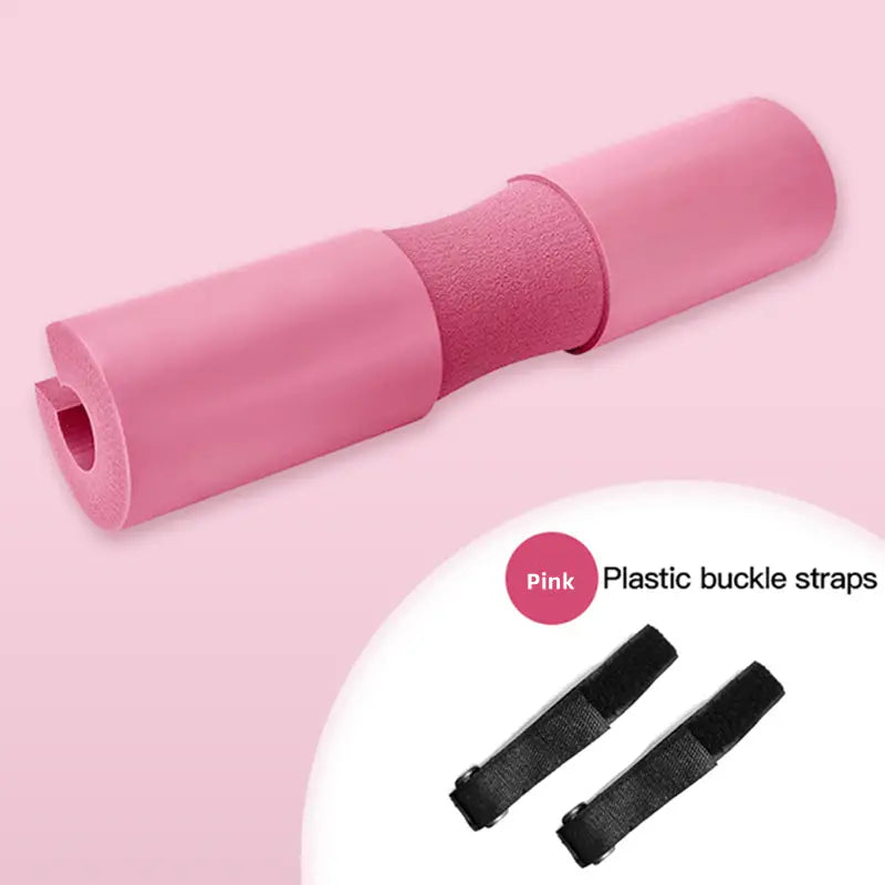 Thickened Non-slip Shoulder Pads for Weightlifting, Squats, and Dumbbell Workouts -Pink - KangarooFitness