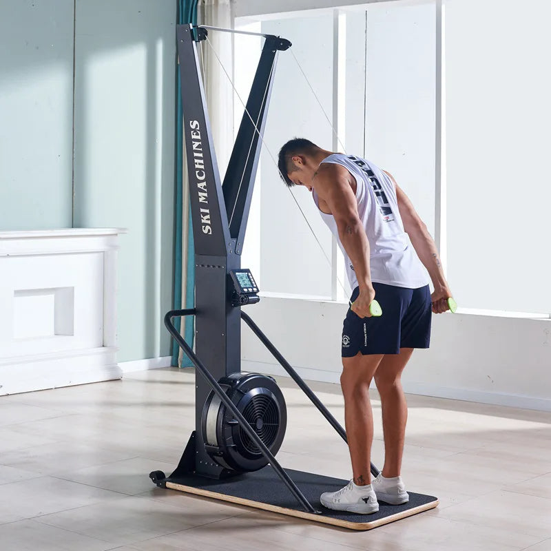 Sli Machine Indoor Ski Cross Trainer Machine, Ski Exercise Machine Strength Traini ...
